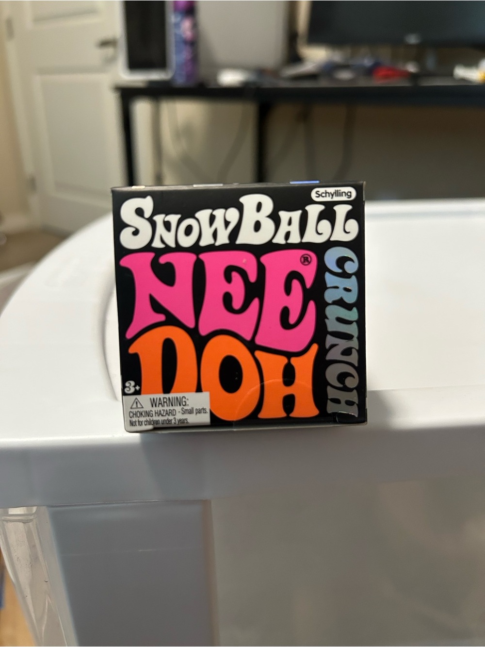 Needoh Snowball Crunch Squishy